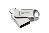 MyMedia MyDual USB 2.0 USB flash meghajtó 64 GB USB Type-A / USB Type-C Ezüst