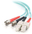 C2G 85527 InfiniBand/fibre optic cable 10 m SC ST OFNR Turkoois