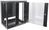 Intellinet Network Cabinet, Wall Mount (Standard), 12U, Usable Depth 260mm/Width 510mm, Black, Flatpack, Max 60kg, Metal & Glass Door, Back Panel, Removeable Sides,Suitable also...