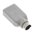 InLine 33103 tussenstuk voor kabels PS/2 male USB A Beige