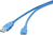 Renkforce RF-4264545 câble USB 2 m USB 3.2 Gen 1 (3.1 Gen 1) USB A Micro-USB B Bleu
