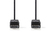 Nedis CCGP37010BK20 DisplayPort kábel 2 M Fekete