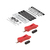 Tripp Lite N2LOCK-KEY-RD Llave de Seguridad para Seguros de Enchufe e Insertos de Seguridad RJ45 de , Rojo, Paquete de 2