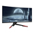 LC-Power LC-M34-UWQHD-144-C pantalla para PC 86,4 cm (34") 3440 x 1440 Pixeles UltraWide Quad HD Negro, Rojo