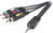 SpeaKa Professional SP-7869876 câble audio 2 m 3,5mm 3 x RCA Noir