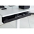 InLine Cable management system for under-table mounting, black