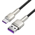Baseus CAKF000201 USB kábel 2 M USB 2.0 USB A USB C Fekete, Ezüst