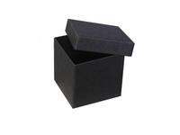 Geschenkschachtel Artoz Pure Box quadratisch M 1001 schwarz