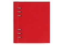 Ringbuch Filofax Clipbook A5 rot Kunstleder Softcover