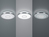 Runde LED Deckenleuchte Ø 21cm Sternhimmel-Effekt - dimmbar über Lichtschalter