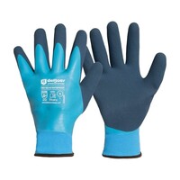 De Boer Werkhandschoenen Pro Waterproof 633-36 Latex Blauw - maat XXL/11