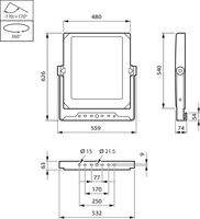 PHILIPS 87290800 BVP140 LED480-4S 41K3/740 PSD