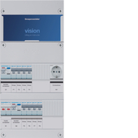 HAGER VKG44E-W KAST 8GR HS 2ALS+W 1F