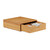 Relaxdays Schubladenbox Bambus, Schubladen Organizer, natürliche Optik, Tischorganizer Büro, HBT: 18 x 30 x 31 cm, natur