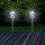 6 x Solarlampe "Kugel" in Silber/ Transparent 10041381_0