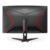 AOC Ívelt Gaming 165Hz VA monitor 31.5" CQ32G2SE/BK, 2560x1440, 16:9, 250cd/m2, 1ms, 2xHDMI/DisplayPort, hangszóró