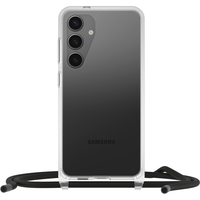 OtterBox React Necklace Samsung Galaxy S24, ultraschlanke, schützende Hülle mit Verstellbarer und Abnehmbarer Handykette, Getestet nach Militärstandard, Transparent