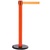RollerSafety 300 Portable Retractable Belt Barrier - 4.9m Belt - Orange Post with Orange/Black Chevron Belt