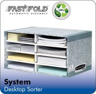 Fellowes Bankers Box System Desktop Sorter Board Grey (Pack 5)