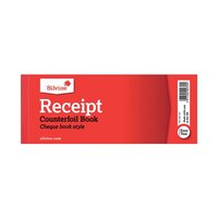 Silvine Receipt Book with Counterfoil 80x202mm (Pack of 36) 233