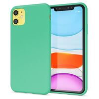 NALIA Neon Handy Hülle für iPhone 11, Soft case & Silikon Bumper Cover Schutz Grün