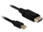 Kabel Mini Displayport 1.2 Stecker an Displayport Stecker 4K 5,0m, Delock® [83479]