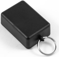 ABS Miniatur-Gehäuse, (L x B x H) 50 x 35 x 20 mm, schwarz (RAL 9005), IP54, 155