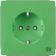 SCHUKO-Steckdose, grün, 16 A/250 V, Deutschland, IP20, 5UB1826