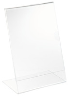Tisch-Aufsteller Seta; 10.3x15 cm (BxH); transparent; 3 Stk/Pck