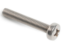 M3 X 14 PHILLIPS PAN MACHINE SCREW DIN 7985H A2 STAINLESS STEEL