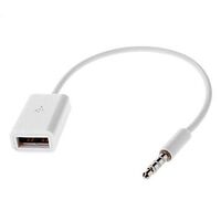 Adapter 3.5mm to USB A female White White Schnittstellenkarten / Adapter