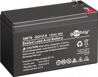 Lead Acid Battery 108Wh 12V 9Ah GO12-9 Connection, type Faston (4.8mm) USV-Batterien