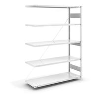 Heavy duty boltless shelving unit, RAL 7035