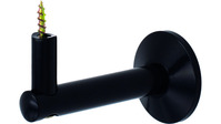 Handlaufhalter OK-LINE Modell 05 in Schwarz, mit Wandscheibe Ø 50mm, ohne Befestigungsmaterial