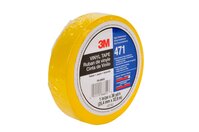 3M™ Weich-PVC-Klebeband 471F, Gelb, 50 mm x 33 m, 0.14 mm, Einzelverpackt