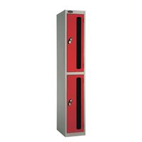 Probe vision clear panel door anti theft lockers