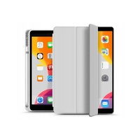 Haffner Apple iPad 10.2 (2019/2020) védőtok (Smart Case) on/off funkcióval, Apple Pencil tartóval - szürke (ECO csomagolás) (FN0253)