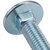 ForgeFix 10CB10280 Carriage Bolt & Nut ZP M10 x 280mm Bag 10