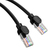 Kabel przewód sieciowy Ethernet Cat 5 RJ-45 1000Mb/s skrętka 0.5m czarny
