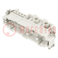 Connector: HDC; contact insert; male; S-K; PIN: 12(4+8); 4+8+PE