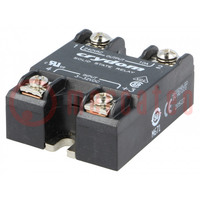 Relay: solid state; Ucntrl: 3÷32VDC; 10A; 24÷280VAC; -40÷80°C; IP00
