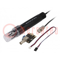 Sensor: pH; analog; 5VDC; Kit: module,cables; Gravity; Ch: 1; Arduino