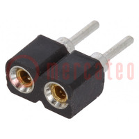 Socket: integrated circuits; SIL; Pitch: 2.54mm; precision; THT