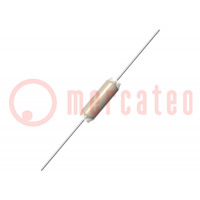 Inductor: wire; THT; 75uH; 1A; 780mΩ; Ø7.5x24mm; ±20%; Leads: axial