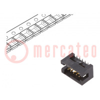 Connector: pin strips; socket; Minitek127®; male; PIN: 10; vertical