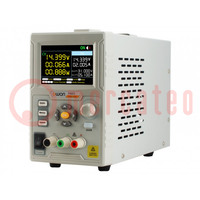 Power supply: programmable laboratory; Ch: 1; 0÷60VDC; 0÷3A; 180W