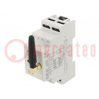 Programmable time switch; Range: 1 year; SPDT x2; 230VAC; PIN: 8