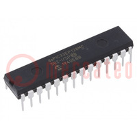 IC: microcontrolador dsPIC; 128kB; 16kBSRAM; DIP28; DSPIC; 2,54mm