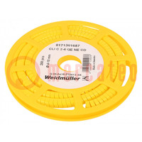 Marcatori; Indicazione: vuoto; 4÷10mm; PVC; giallo; -30÷80°C; CLI C