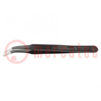 Tweezers; Blade tip shape: flat; Tweezers len: 120mm; ESD